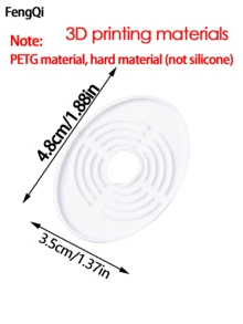 2/4/6/12pcs Electric Toothbrush Charging Base Protective Pads, Hard Material Drainage Mat, Prevent Residue And Stains, Electric Toothbrush Base Protective Pad, Place On Charging Base To Prevent Scratches On Charger Surface - Multicolor - View 5