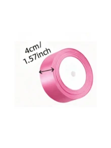 10pcs 18-Inch Deep Green 4D Balloons With Deep Green Polyester Ribbons And Shielding Paper, Portable For Room Decor, Party Decor, Wedding Decor, Family Gathering - Pink - View 7