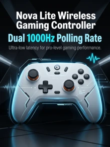 GAMESIR T4 Nova Lite Game Controller, Supports Fast Pairing And Seamless Switching Across Multiple Devices, Stable Connection With Zero Latency, 2.4G/Bluetooth/Wired Instant Connection, Compatible With Switch/Steam/Android/IOS - View 3