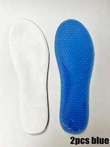 2/4pcs Honeycomb Shoe Insoles, Foot Protection Pads, Shock Absorbing, TPE Material, Cool & Breathable, Sweat-Absorbing & Comfortable, Suitable For All Types Of Shoes, Sports, Hiking, Vacation, Summer Essential, Wedding Season, Graduation Season Gift - Multicolor - View 14