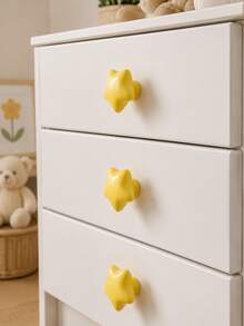 Yellow Cabinet Handles Decorative Drawer Pulls, Suitable For Baby Room Furniture, Vanity, Wardrobe Decorative Hardware Accessories - Handle - View 1