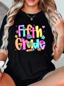 Women T-Shirts - 黑色 - 查看 1