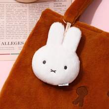 MIFFY MIFFY Gantungan Kunci Dompet Koin Plush, Dompet Mini Resleting Boneka Kelinci Lucu, Tempat Kartu dan Kotak Earphone Kelinci yang Menggemaskan, Gantungan Kunci Tas Lembut, Hadiah Natal, Cocok untuk Anak Perempuan, Anak-anak, Remaja, Hadiah Natal dan Ulang Tahun - MultiWarna - View 9