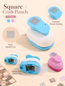 Stamp-Pattern Portable Handheld Puncher, Used For Scrapbooking, DIY Card Making, Photo Albums, Paper Crafts, A Must-Have Cutting Tool For School - Multicolor - View 7