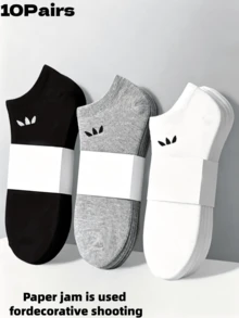1/5/10/15/20 Pairs Socks, Men's Socks, Short Socks, White Socks, Grey Socks, Black Socks, Women's Socks - Multicolor - View 18