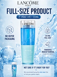 Lancôme Instant Eye & Lip Makeup Remover, Full Size 125ml, Sample 30ml, Deep Cleansing, Gentle And Non-Irritating, Suitable For All Skin Types - Makeup Remover - View 5