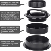 Hamburger Presses - Black - View 3
