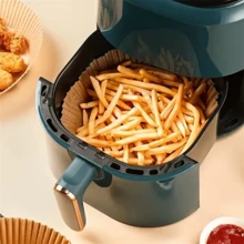 SOKANY 50/100 Sheets Of Air Fryer Paper Liner, Oil-Proof, Non-Stick, Easy To Clean, Square.Suitable For Baking And Microwave Cooking.Very Suitable For Home, Hotel And Commercial Use.Essential Air Fryer Accessories. - Camel - View 7