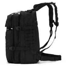 Mochila Tática 30L com Sistema MOLLE Modular para Organização - Preto - Visão 4