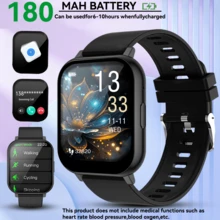 New Smart Watch For Men And Women With 1.83-Inch Full Touch HD Screen, Supports Wireless Calling, SMS Notification, Alarm, Multiple Sports Modes, Remote Camera, Music Playback And More. Compatible With IOS And Android Smartphones. Perfect As A Gift For Valentine's Day, Easter, Mother's Day, Father's Day, Halloween, Thanksgiving And Christmas. - Multicolor - View 7