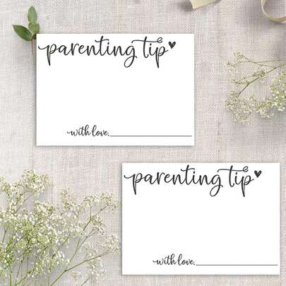 30PCS Advice For New Parents Card, Tarenting Tip Card, Tips For The Parents To Be, Babyshower Party Card