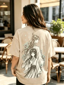 Women T-Shirts - Apricot - View 5