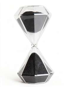 1pc 5-Minute , Elegant Timer Decor, Suitable For Home, Bedroom, Office Desk, Study And Holiday Gifts - Black - View 6
