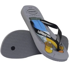Havaianas Men Sandals - 灰/黑色 - 查看 3