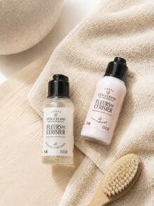 Set de baño con fragancia de flor de cerezo dulce de L'Occitane, gel de ducha de 75ml y loción corporal hidratante profunda con aroma floral de todo el día, bolsa de aseo portátil esencial para viajes - Gel de ducha 75 ml + Loción corporal 75 ml - Ver 4