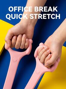 Minimalist Fitness Resistance Band For Painless Shoulder Opening Wide Figure 8 Resistance Band For Adult Fitness Fans Non-Slip Elastic Resistance Band With Handles Ideal For Travel Workout Routines Home Pilates Workout Set Gym Exercise Equipment - Multicolor - View 10