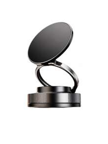 1pc Vacuum Suction Magnetic Phone Holder, Multi-Function Foldable 2026 New Model Height Adjustable Rotating Car Mount - Magnetic Car Phone Mount - View 5