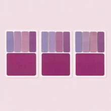16-Card Colorful Transparent Sticky Notes Set, 4 Index Tabs And 1 Large Memo Note Per Card, Writable Removable Waterproof Page Markers For Books, Planners, School And Office,Back To School Season - one-size - View 8