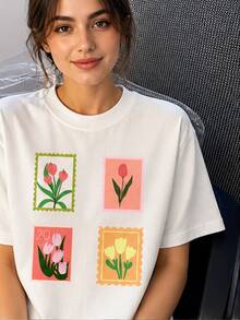 Women T-Shirts - White - View 1
