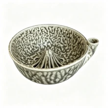 穿孔陶瓷莓果碗，自清洗莓果洗滌陶瓷碗，7英吋穿孔陶瓷莓果籃，旋轉功能自旋渦流陶瓷莓果洗滌碗，廚房檯面水果沖洗碗 - 彩色 - 查看 15