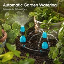 Adjustable 2-In-1 Drip Irrigation Emitter, Quick Connect Components, Easy To Connect Irrigation Pipes, Suitable For Specific 6mm Irrigation Hoses In Gardens, Lawns, And Raised Beds. - A - View 9