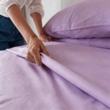 Flat Sheets - Mauve Purple - View 3