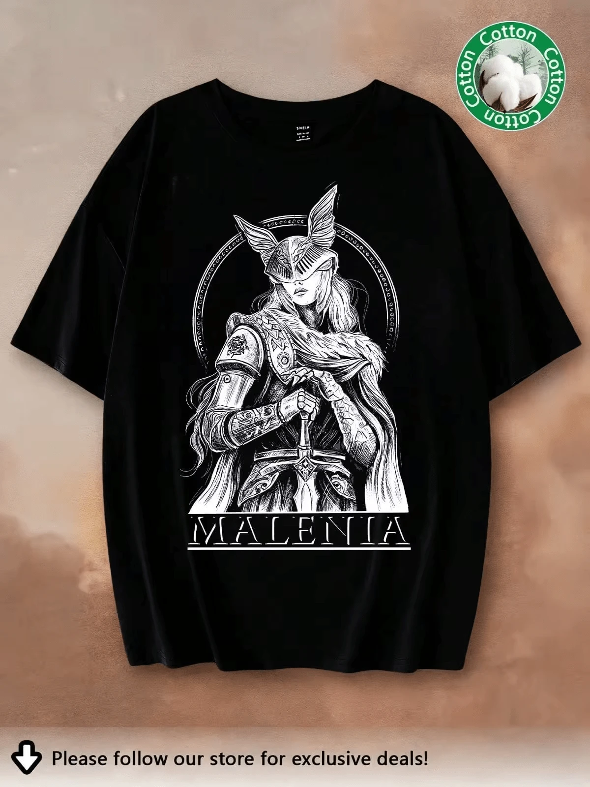 Women T-Shirts - 黑色 - 查看 1