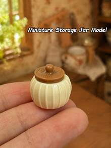 Miniature Snack Storage Canister Set, Dollhouse Storage Rack, Drawer Canister Candy Cookie Food Decor Model, Resin Material, Non-Edible - one-size - View 6