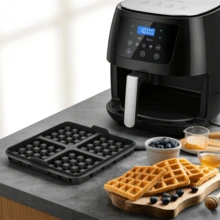 2‑Pack Silicone Waffle Molds, Non‑Stick Air Fryer Waffle Baking Mold, Heat‑Resistant Bakeware For Air Fryer & Oven, Kitchen Baking Accessories - View 11