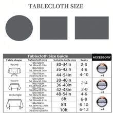 1pc Jesus Birth Print Tablecloth, Polyester Material, Nativity Scene Tablecloth With Angels, Sheep And Pine Cone Background, Suitable For Christmas Party Decoration, Gathering Decoration, Family Dinner Decoration And More - A - View 2