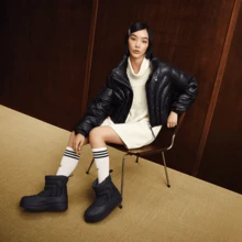 Adidas ADIFOM SUPERSTAR WINTER BOOT W Classic Shell Toe Detachable Thick Sole Boots IG4215 - Black - View 2