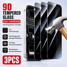 3 buah Pelindung Layar Kaca Tempered Ultra HD 9H, Kompatibel dengan iPhone 17 Pro Max/Air/16/15/14/13/12/11 Pro Max/XR/X/XS Max Plus, Perlindungan Kaca Premium Anti-Intip Cakupan Penuh, Pengalaman Tampilan Jernih, Lapisan Oleofobik Anti-Sidik Jari, Permukaan Tahan Gores, Bingkai Pemasangan Otomatis Bebas Gelembung, Sensitivitas Sentuhan Halus, Kompatibel dengan Desain Casing Ponsel - 3 buah - View 15