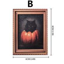 1pc Fun And Creative Halloween Wooden Ghost-Shaped Photo Frame Fridge Magnets - Suitable For Halloween, Christmas, Bathroom, Kitchen, Party, Home, And Dining Room Decor, As Well As Fridge Decoration And Birthday Or Holiday Gifts. - Multiple Styles - View 25