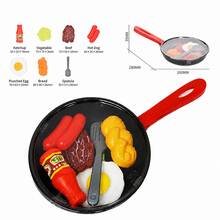 1 Set Kids Kitchen Pretend Play Cooking Toys, Frying Pan Cookware Set, Cooking Playset, Holiday Gift - Play House Frying Pan Set - View 12