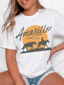 Women T-Shirts - 白色 - 查看 2