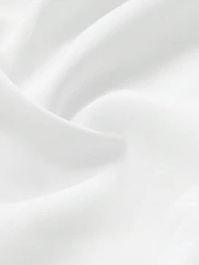 女款垂墜式掛脖領無袖露背上衣 休閒秋季服飾 適合外出約會、婚禮派對穿著 - 白色 - 查看 9