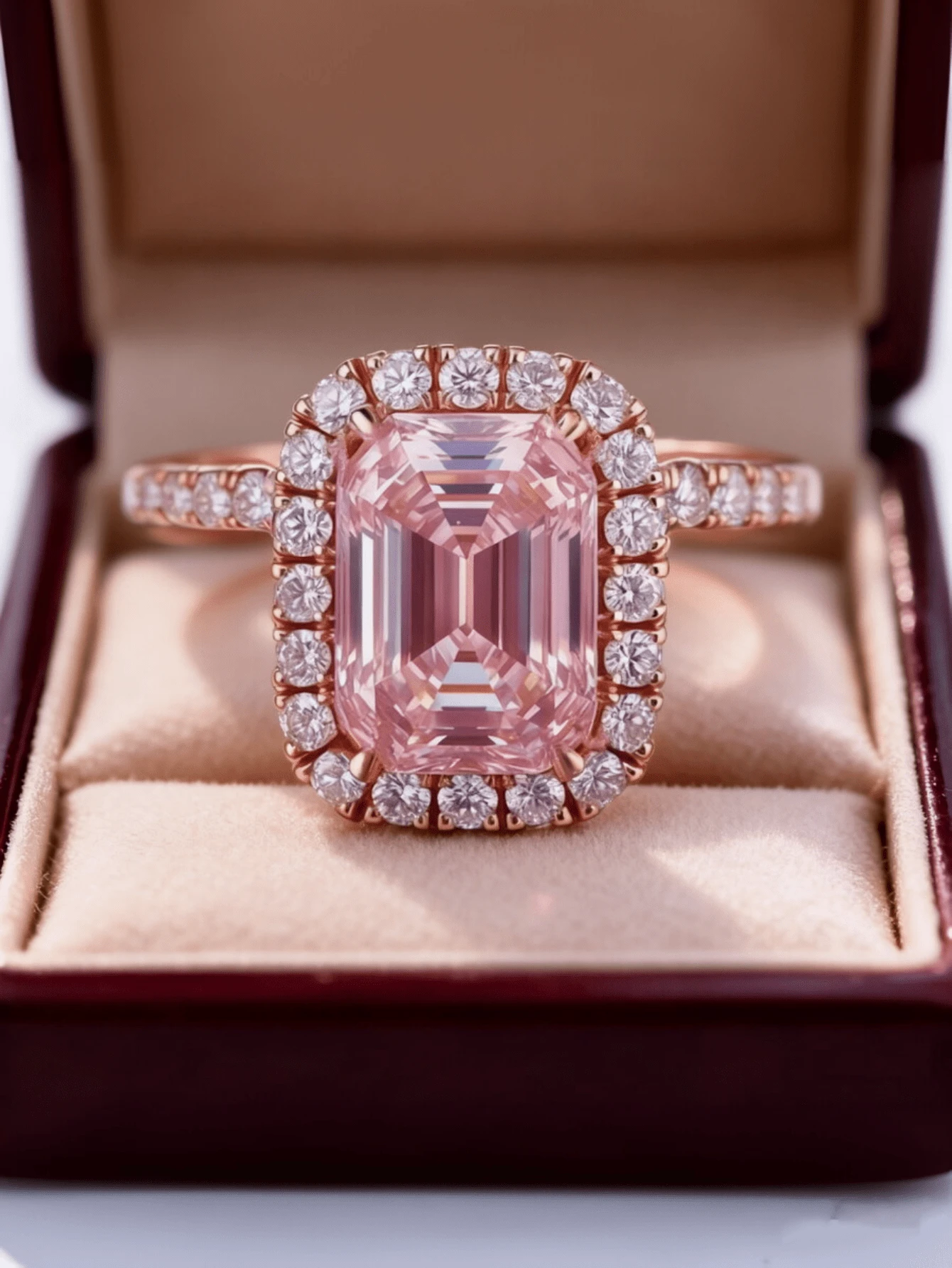 Luxurious Women's Fashion Wedding Ring, Set With Sparkling Princess Cut Synthetic Cubic Zirconia, Elegant Engagement And Anniversary Jewelry, Perfect For Valentine's Day Or Birthday Gift - Ring - View 1
