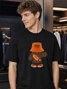 Men T-Shirts - Black - View 1
