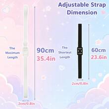 Tali Bahu Penyangga Light Stick Korean Pop, Tali Gantung Bahu Penyangga Light Stick Korean Pop, Tali Gantung Portabel untuk Aktivitas Selempang Korean Pop, Cocok untuk Permainan dan Aktivitas Pesta, Cocok untuk Pertemuan Penggemar Korean Pop, Permainan, Aktivitas, di Rumah, Pesta, Tahun Baru, Natal - Multiwarna - Versi diperpanjang yang ditingkatkan 185CM - View 3