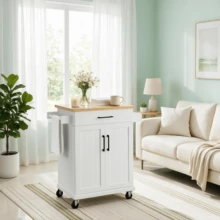 Storage Islands & Carts - White - View 7