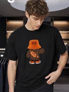 Men T-Shirts - Black - View 3