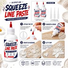 Golden 3D Texture Paste For Artists - Sculpting & DIY Clay For 3D Art, Paintings, Paper Crafts, Suitable For DIY Crafts Halloween & Christmas - Rose Gold - View 6
