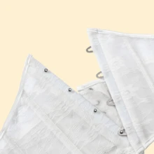 1件女款收腰束腹腰圍訓練器 - 白色 - 查看 6