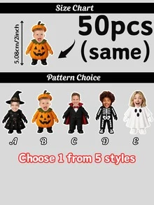 1/10/25/50/100/150pcs Personalized Halloween Photo Cupcake Toppers, Custom Face Photo Design, Easy To Insert Into Cakes, Suitable For Birthdays, DIY Party Lovers, Event Planning, Cake Decoration Dessert Garnish Party Supplies - Multicolor 2 - View 16
