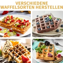 2‑Pack Silicone Waffle Molds, Non‑Stick Air Fryer Waffle Baking Mold, Heat‑Resistant Bakeware For Air Fryer & Oven, Kitchen Baking Accessories - View 5