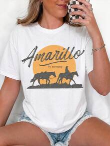 Women T-Shirts - 白色 - 查看 3