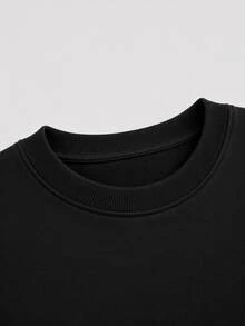 2026New Arrival Bestseller Women's Casual "PARKE" Letter Print Loose Pullover Sweatshirt, Encountering Lazy Fashion, Women's Graphic Tops Clothes. - 黑色2 - 查看 6