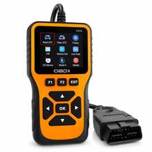 V516 OBD2 Silicone Button Scanner Car Diagnostic Tool 8 Functions Engine Fault Code Reader Clear DTC Real-Time Data Stream O2 Sensor Test I/M Readiness Mode 6 Vehicle Information Car Repair Tool - Orange - View 10
