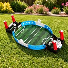 Mini Futbolito de Mesa para Niños, Juego de Fútbol para 2 Jugadores con Accesorios, Portátil y Divertido para Interior - Rojo y blanco - Ver 3