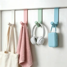 Multi-Functional Clothes Hangers, Practical Hooks On The Door, Metal Material, Easy To Install, Multi-Purpose Storage Hooks For Coats, Towels, Hats, Bags, Suitable For Use In Bathrooms, Bedrooms, Wardrobes, And Closets - Multicolor - View 11